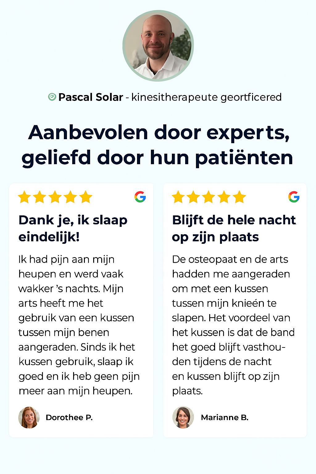KneeCloud Orthopedisch Kniekussen