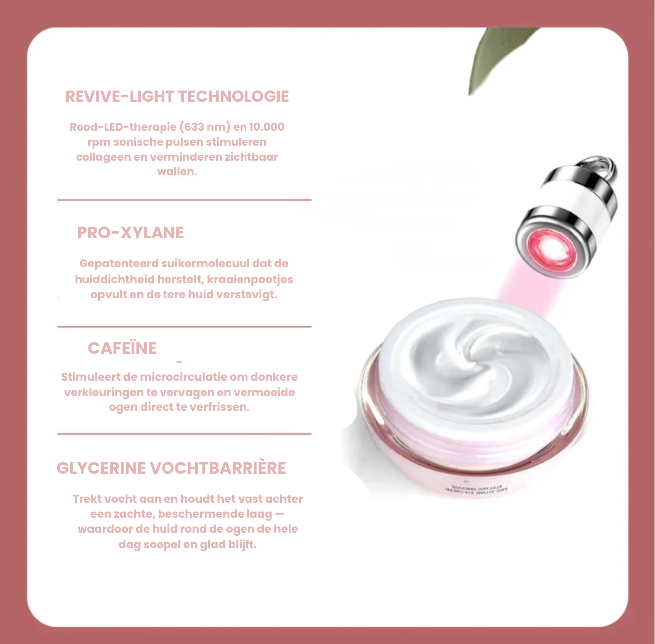 Aveline Verhelderende Oogcrème met Massage-effect