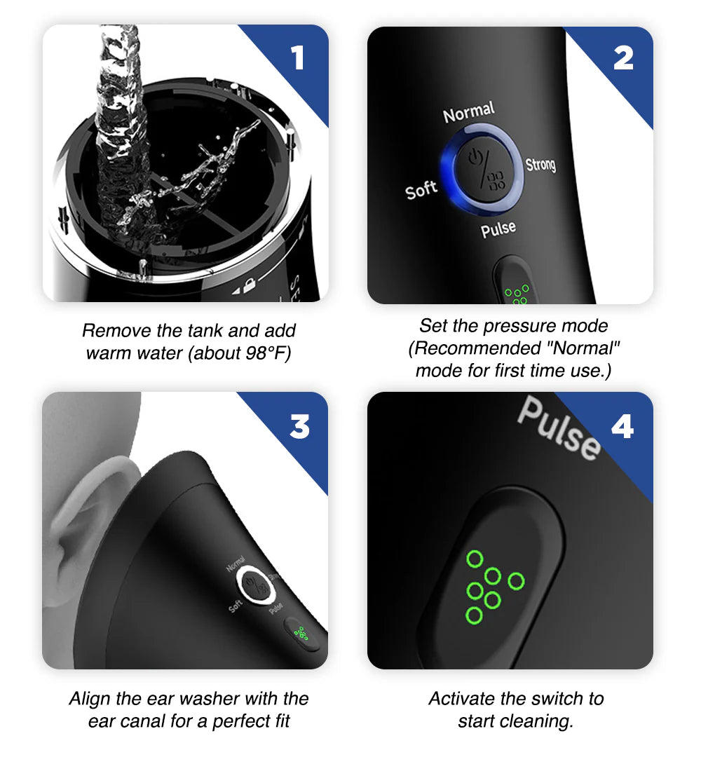 EarFlow Pro The Safe, Natural Way to Clean Ears