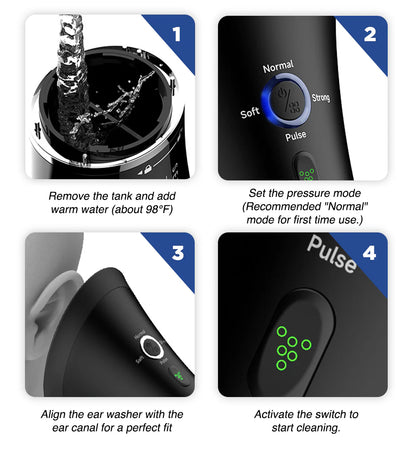 EarFlow Pro The Safe, Natural Way to Clean Ears