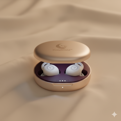 SleepShield Buds - Comfort, Quiet, and Calm. All Night Long.