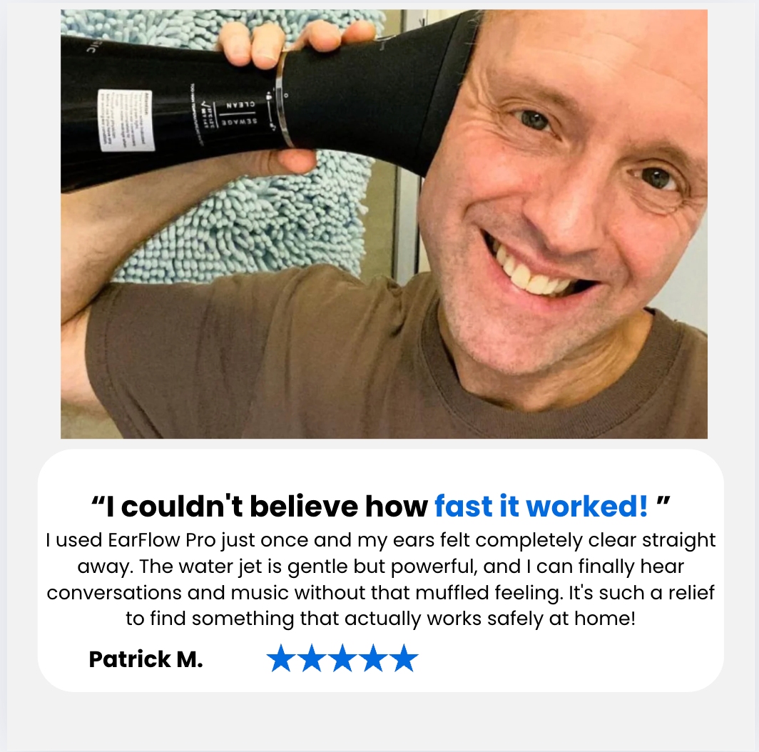 EarFlow Pro The Safe, Natural Way to Clean Ears