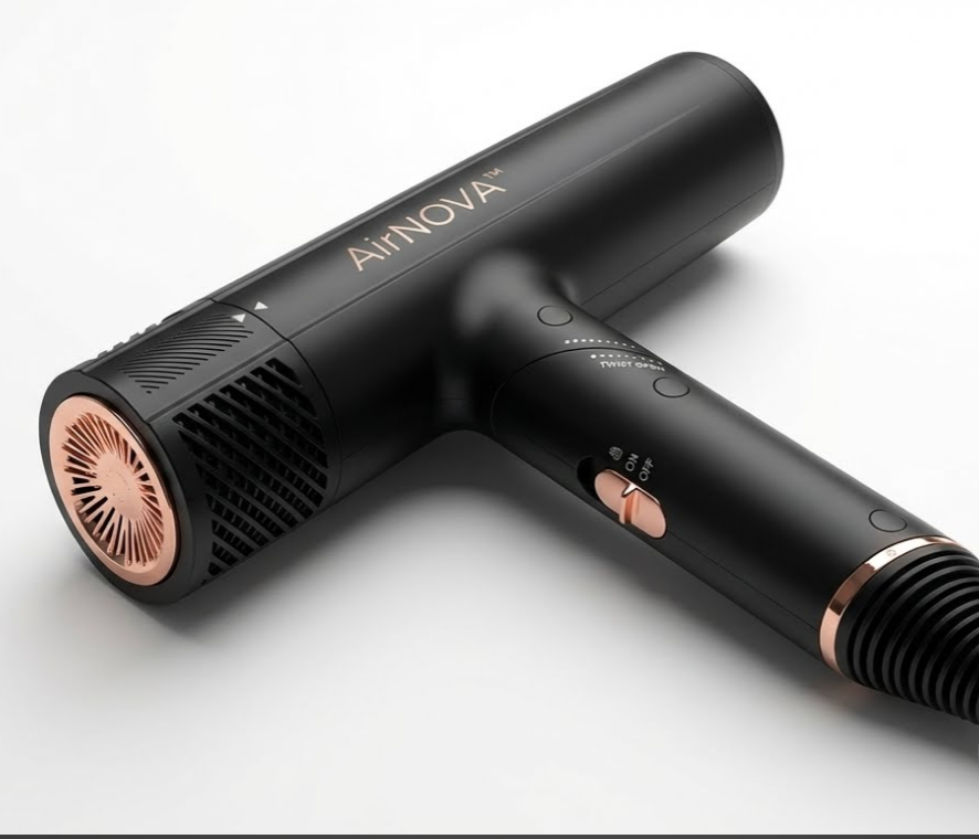 AirNOVA – Geavanceerde Ionische Haardroger met Infraroodlicht