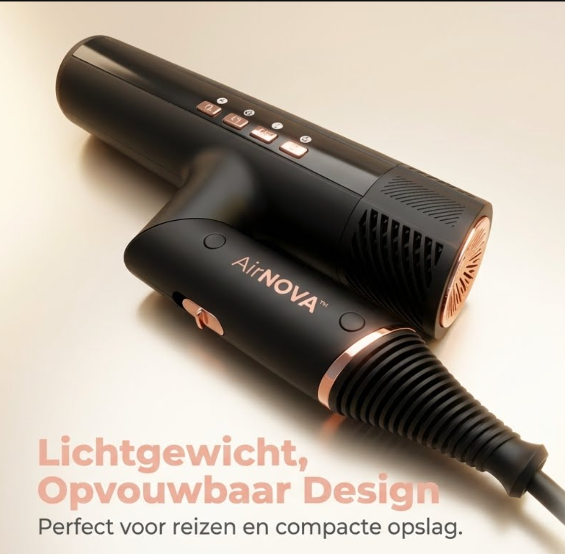 AirNOVA – Geavanceerde Ionische Haardroger met Infraroodlicht