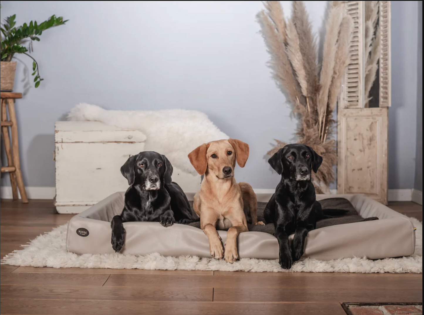 PawBed THE Orthopedic Dog Bed In Imitation Leather