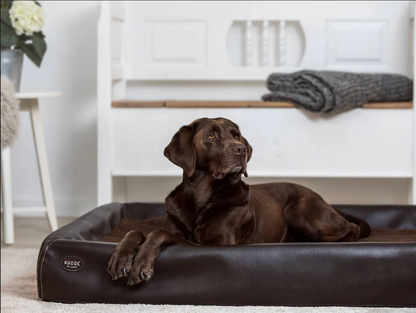 PawBed THE Orthopedic Dog Bed In Imitation Leather