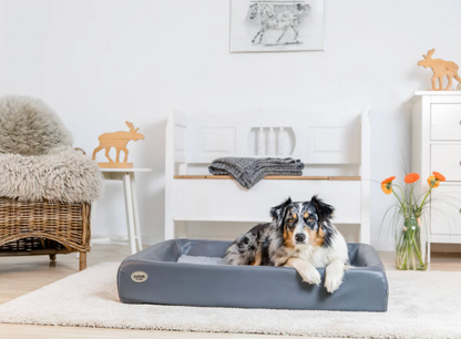 PawBed THE Orthopedic Dog Bed In Imitation Leather